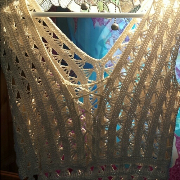 Crochet Lace-Up Dress - Picture 3 of 4